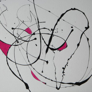 Tag 04042007 - Konzeptkunst aus dem Jahr 2007 mit Acrylfarbe und Buntstift auf Papier, 32 x 24 cm, Unikat von Raphael Dudler.