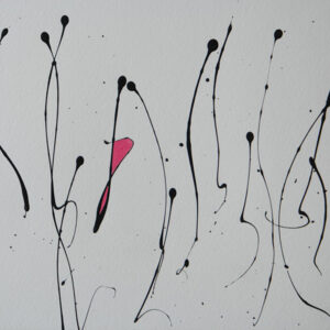 Tag 10032007 - Konzeptkunst aus dem Jahr 2007 mit Acrylfarbe und Buntstift auf Papier, 32 x 24 cm, Unikat von Raphael Dudler.