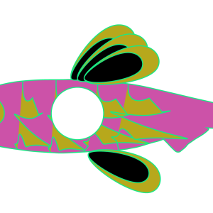 Fisch 65 ist ein Designelement aus 88 Varianten des Modelabels AMEN.fashion. Das Label steht für Toleranz, Respekt und friedliches Zusammenleben der Völker.