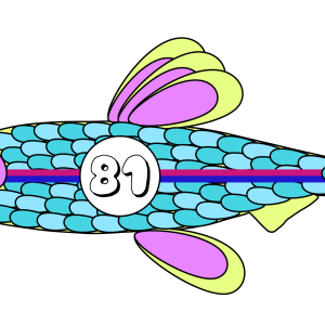 Fisch 81 ist ein Designelement aus 88 Varianten des Modelabels AMEN.fashion. Das Label steht für Toleranz, Respekt und friedliches Zusammenleben der Völker.