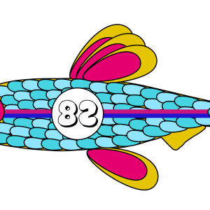 Fisch 82 ist ein Designelement aus 88 Varianten des Modelabels AMEN.fashion. Das Label steht für Toleranz, Respekt und friedliches Zusammenleben der Völker.