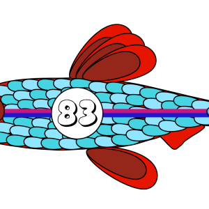 Fisch 83 ist ein Designelement aus 88 Varianten des Modelabels AMEN.fashion. Das Label steht für Toleranz, Respekt und friedliches Zusammenleben der Völker.