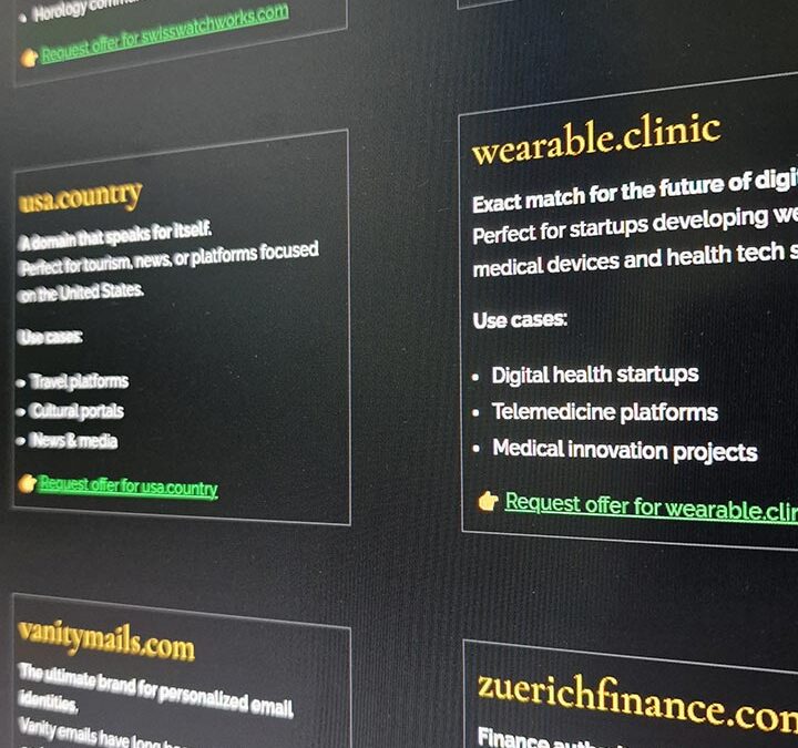 Exact Match Domains