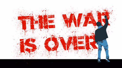 The War Is Over by Spraysky, NFT Kunst, Polygon, ERC1155